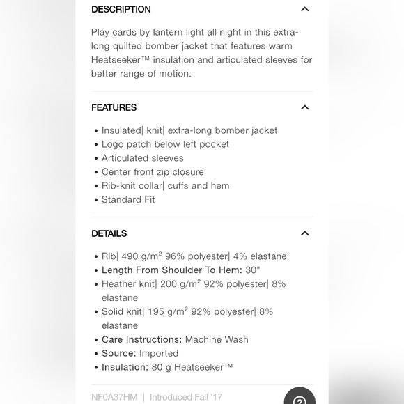 The North Face "Mod Bomber Jacket" Quilted Heather Gray Grey | Women's Size S - Picture 13 of 14